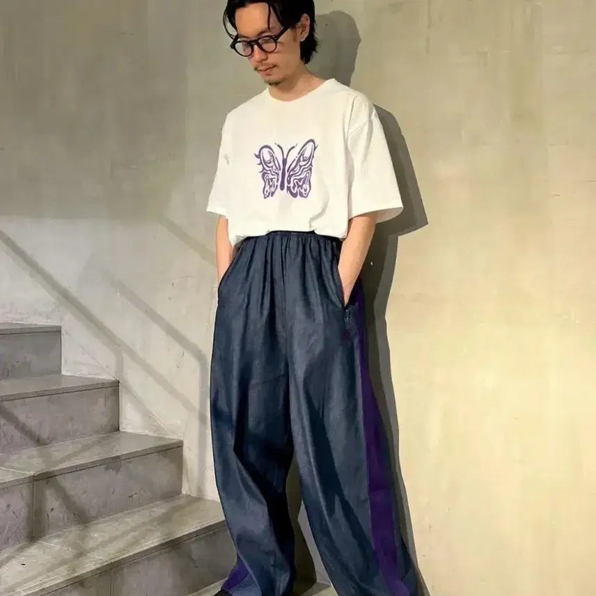 [BUNJANG] Needles HD Track Denim Pants Indigo L / 니들스 b'2nd 별주 hd 트랙 데님 인디고 L팝니다(사진추가예정)needles