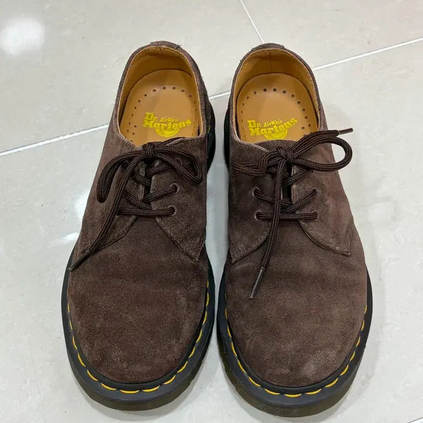 [BUNJANG] Dr. Martens 1461 3-Eye Suede Brown UK 4 / UK4 닥터마틴 1461 3홀 스웨이드 브라운