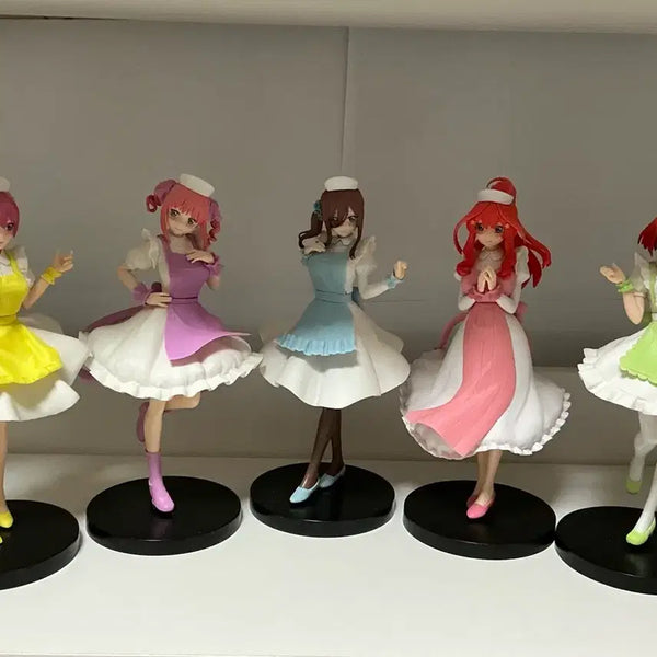[BUNJANG] The Quintessential Quintuplets Figure Bundle Set (4 Figures, Boxes Included) / 5등분의 신부 피규어 5개 일괄(4개 박스O,1개 박스X)