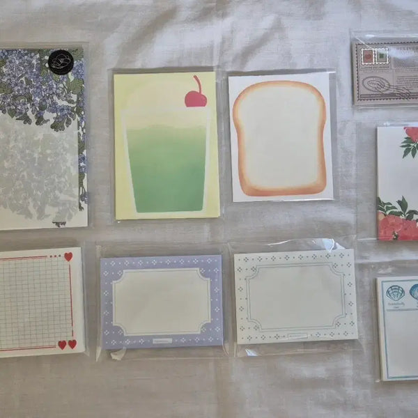 [BUNJANG] Various Memo Pads Bundle Set / 다꾸 떡메모지 떡메 일괄 처분 판매