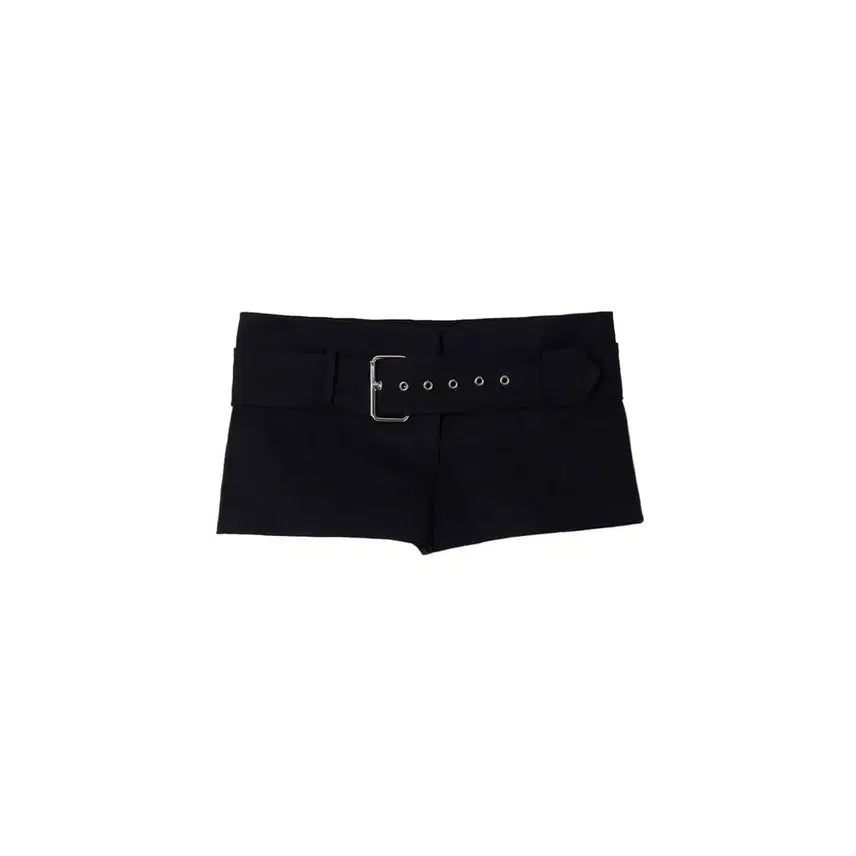 [BUNJANG] voont Latch Micro Belt Shorts BLACK / (텍o 츠키 착용) voont Latch Micro Belt Shorts BLACK 분트 래치 마이크로 벨트 숏츠 쇼츠