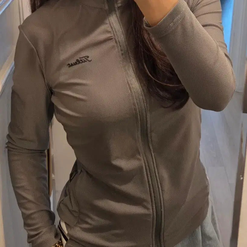 [BUNJANG] Titleist Golf Wear Zip-Up Jacket Grey S / 타이틀리스트 골프웨어 집업 자켓 그레이S