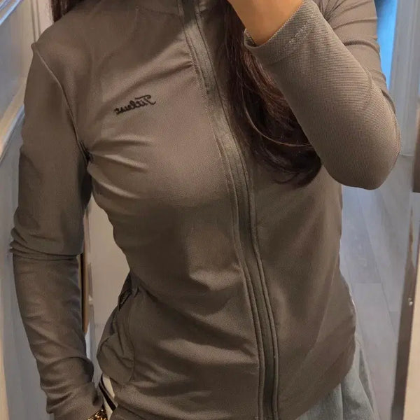 [BUNJANG] Titleist Golf Wear Zip-Up Jacket Grey S / 타이틀리스트 골프웨어 집업 자켓 그레이S
