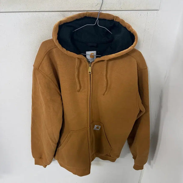 [BUNJANG] Carhartt Full Zip Hoodie Brown / 칼하트 풀집업 후드 브라운