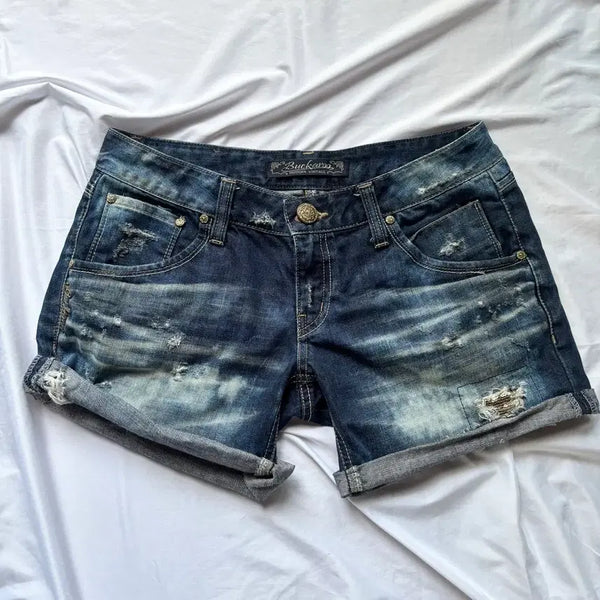 [BUNJANG] Vintage Buckaroo Sequin Denim Shorts / 빈티지 버커루 스팽글 데님 팬츠