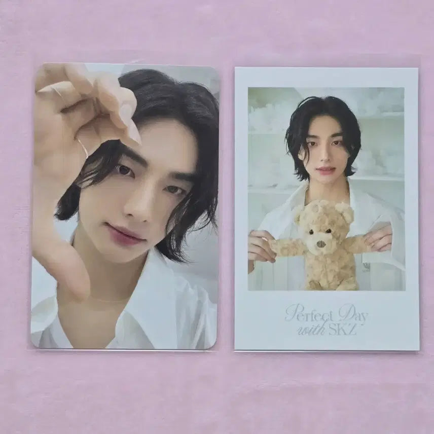 [BUNJANG] Stray Kids Hyunjin 2024 Season's Greetings Photocard & Polaroid Set / 스트레이키즈 2024 시그 포카 폴라 현진