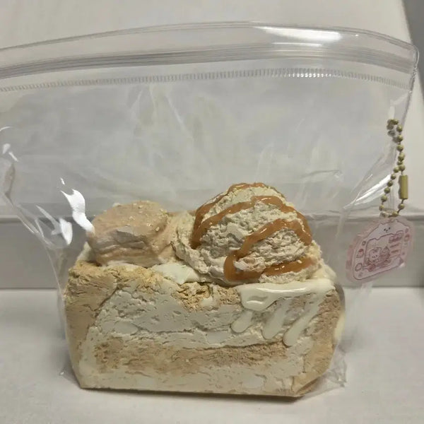 [BUNJANG] 7mo 3-Tier Toast Squishy Toy / [반택포]7mo 토스트 수제말랑이 말랑이 판매