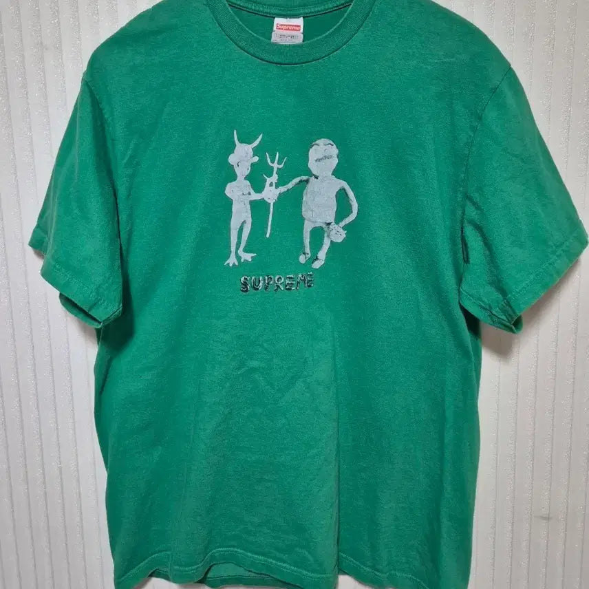 [BUNJANG] Supreme Devil Graphic T-Shirt / 슈프림 악마 그래픽 반팔 티셔츠
