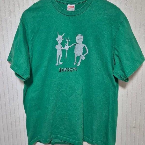 [BUNJANG] Supreme Devil Graphic T-Shirt / 슈프림 악마 그래픽 반팔 티셔츠