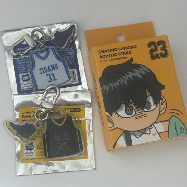 [BUNJANG] Garbage Time Sung Jun-soo & Choi Jong-soo Uniform Keychain Set / 가비지타임 갑타 성준수 최종수 유니폼 키링 판매