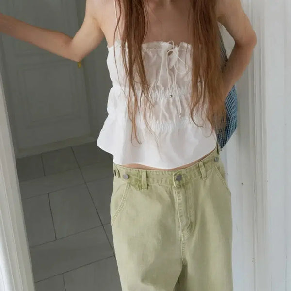 [BUNJANG] Poeto Whisper Cami Blouse / 포에토 whisper cami blouse
