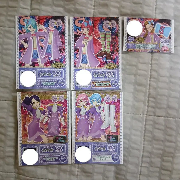 [BUNJANG] Pripara Promo Ticket Bundle Set (5 types) / 프리파라 프로모 티켓 5종 일괄 판매합니다!