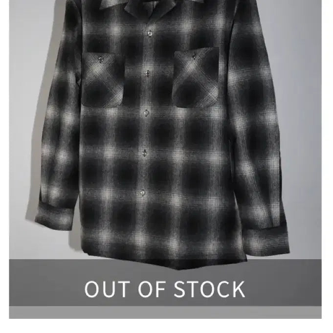 [BUNJANG] Tilite Wool Ombre Check Shirt L / 틸레이트 울 옴브레 체크 셔츠 L