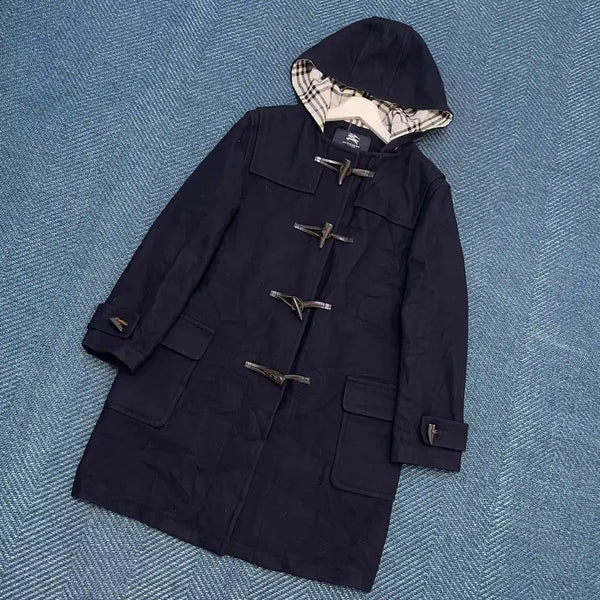 [BUNJANG] Burberry Tteokbokki Hooded Coat 160A / [160A] 버버리 떡볶이 후드 코트 만원샵