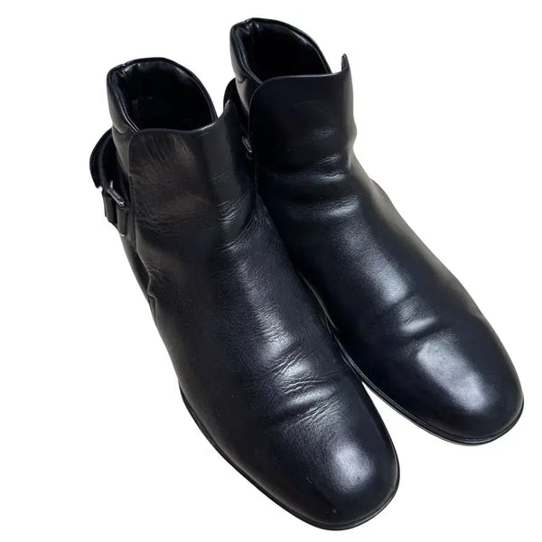[BUNJANG] Prada Sport Leather Belted Boots Size 8 / 프라다 스포츠  레더 벨티드 부츠 8사이즈