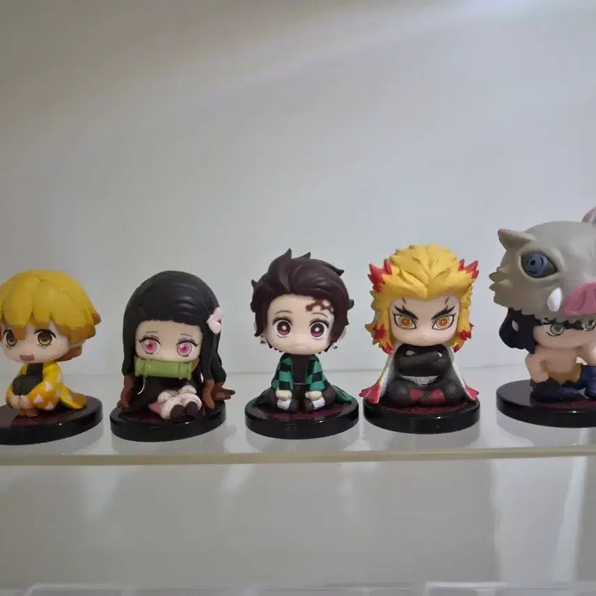 [BUNJANG] Demon Slayer Gachapon Figure Set (5 Characters) / 귀칼 가챠 팝니다