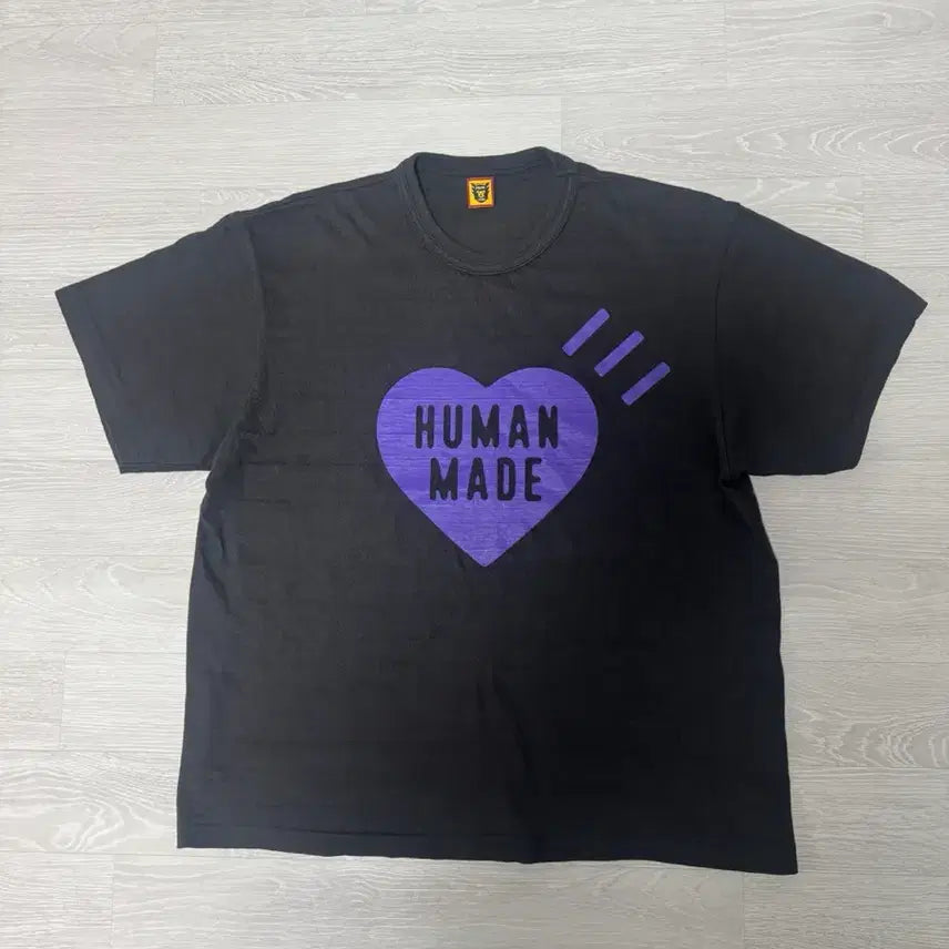 [BUNJANG] Human Made Fukuoka Heart Logo T-Shirt / 휴먼메이드 후쿠오카 하트로고 반팔