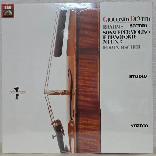 [BUNJANG] Gioconda De Vito & Edwin Fischer: Brahms Violin Sonatas No. 1 & 3 (Regenlied) - Italian EMI Original First Pressing LP (Sealed) / 미개봉,이탈리아 EMI] 지오콘다 데 비토: 브람스 바이올린 소나타 1번(비의 노래) & 3번/ 에드빈 피셔 LP