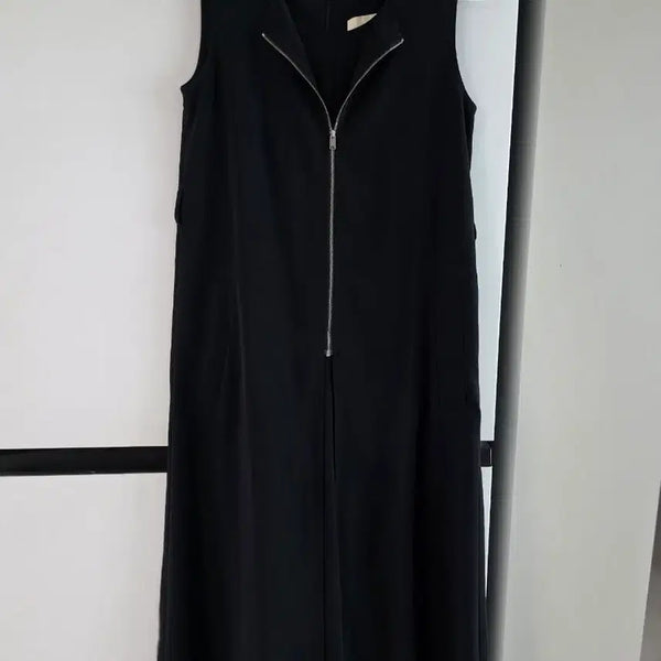 [BUNJANG] System Black Jumpsuit Zipper Detail / 시스템 점프슈트