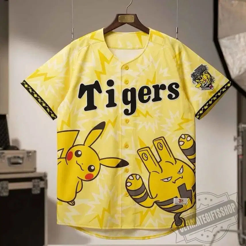 [BUNJANG] Hanshin Tigers Pokémon 30th Anniversary Limited Edition Jersey / [L] 한신타이거즈 포켓몬 30주년 유니폼