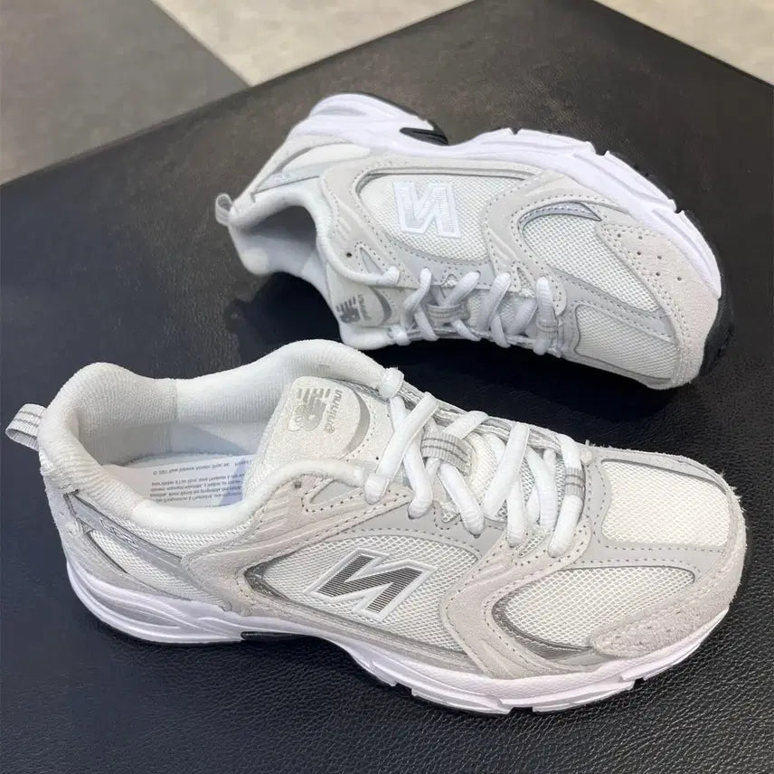 [BUNJANG] New Balance 530 Beige Silver Mesh Suede Unisex Retro Running Shoes / 뉴발란스 530 연한 베이지 실버 메쉬 스웨이드 유니섹스 레트로 러닝화