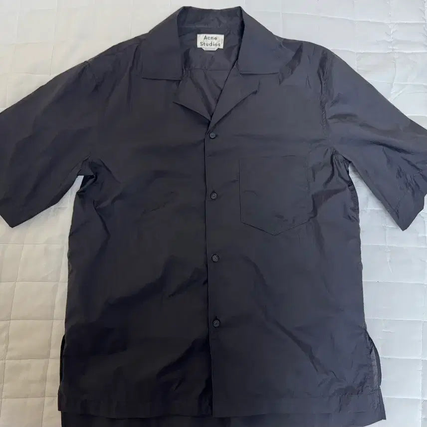 [BUNJANG] Acne Studios Nylon Short Sleeve Shirt / 아크네 스튜디오 나일론 반팔 셔츠