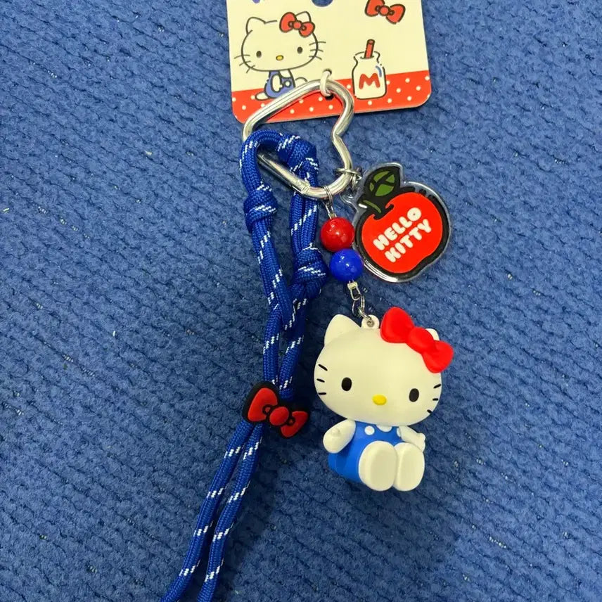 [BUNJANG] Sanrio Hello Kitty Rope Keychain / 산리오 키티 로프 키링