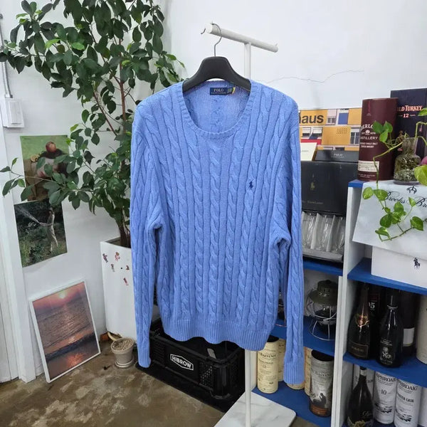 [BUNJANG] Polo Ralph Lauren Cotton Cable Knit XL / 폴로랄프로렌 코튼 케이블 니트 XL