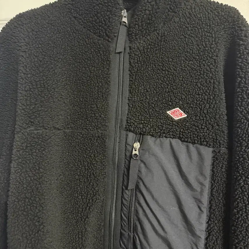 [BUNJANG] DANTON Fleece Insulation Stand Collar Jacket Black Size S / 단톤 후리스 블랙 S사이즈 (인슐레이션 스탠드 카라)