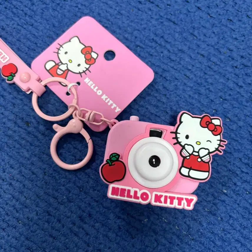 [BUNJANG] Hello Kitty Camera Charm Pink / 헬로키티 카메라 키링 핑크