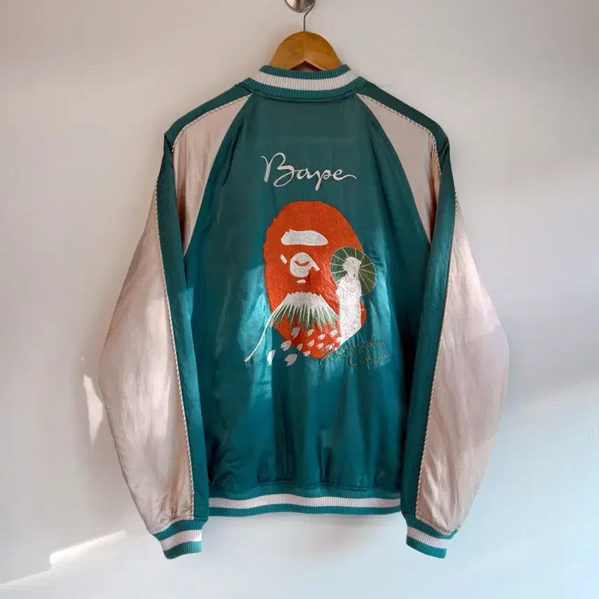 [BUNJANG] BAPE Loose Fit Tokyo Sukajan Souvenir Jacket Deadstock / 베이프 루즈핏 동경 도쿄 스카잔 수베니어 자켓 데드스탁 제품