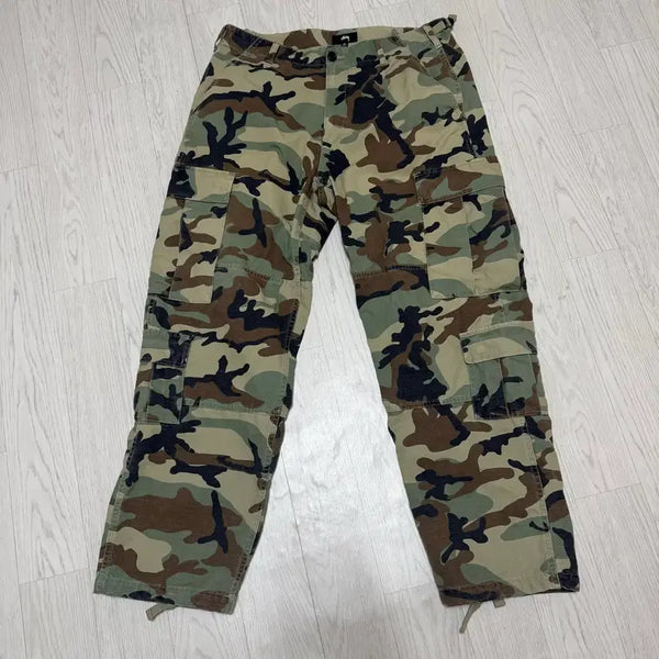 [BUNJANG] Stussy Surplus Cargo Pants Ripstop Camouflage Size 34 / [스투시] 서플러스 카고 팬츠 립스탑 (34)