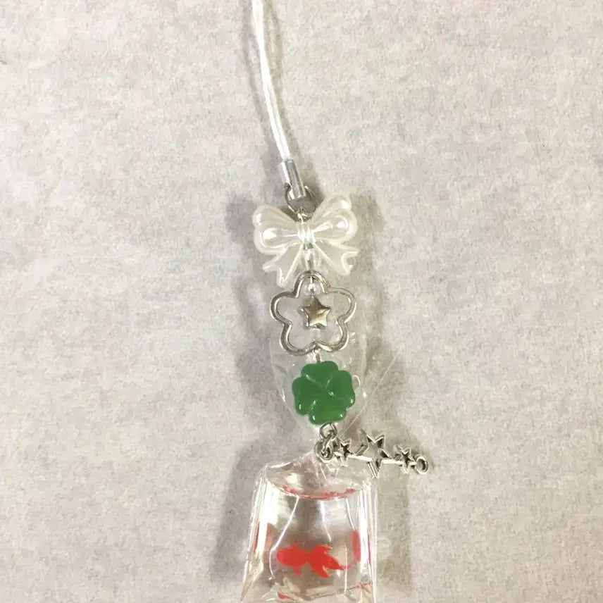 [BUNJANG] Goldfish Bead Keyring / 금붕어 비즈키링