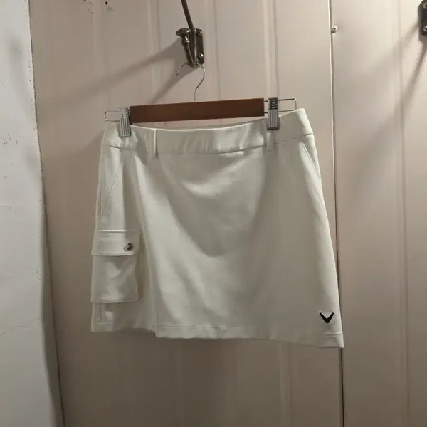 [BUNJANG] Callaway Golf Skirt White / 64 캘러웨이 골프 스커트 치마 화이트