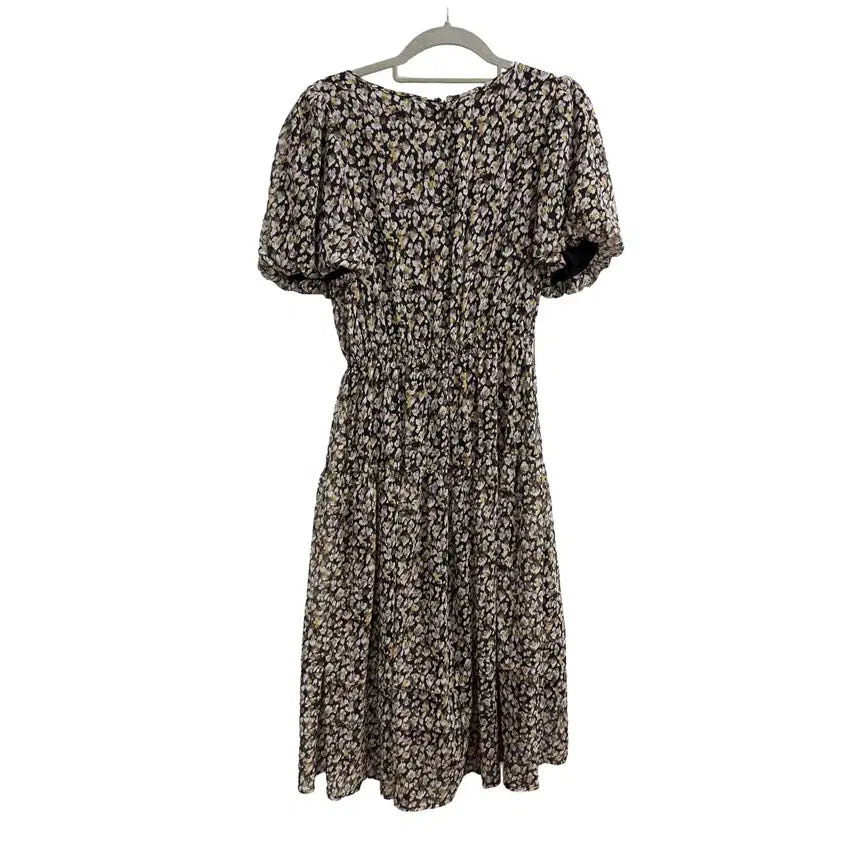 [BUNJANG] Etre Monch Flower Pattern Puff Sleeve Dress S / 에트로몽크(Etre Monch)플라워 패턴 퍼프 원피스 S(새제품)
