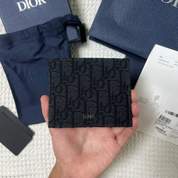 [BUNJANG] Dior Oblique Bifold Wallet / (새상품급 신형) 디올 오블리크 반지갑