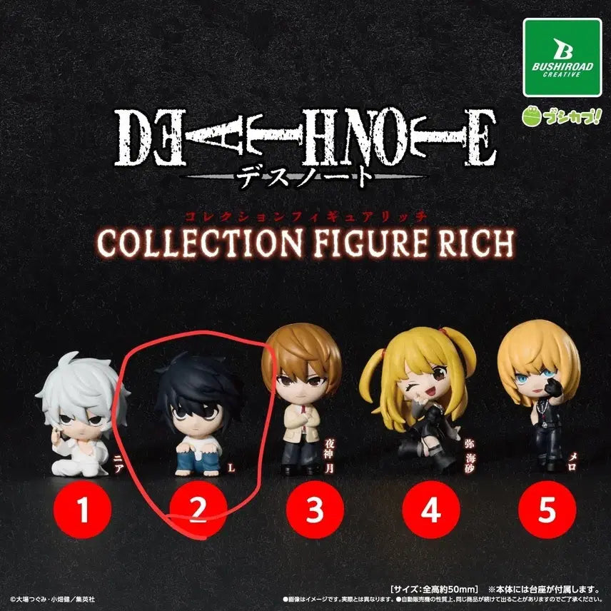 [BUNJANG] Death Note Rich Collection L Figure / 데스노트 가챠 피규어 리치 콜렉션 L엘