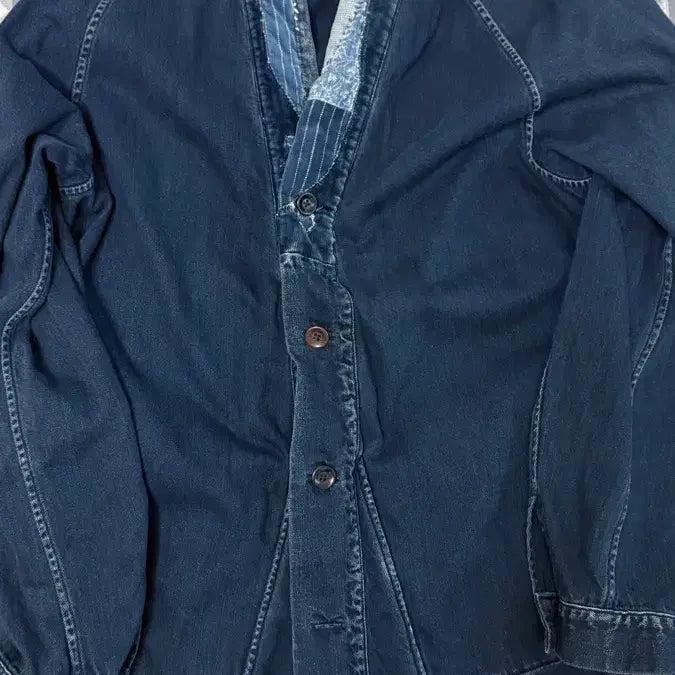 [BUNJANG] Kapital 8oz IDG Denim Tiger Juban / 캐피탈 8oz IDG 데님 타이거 쥬반