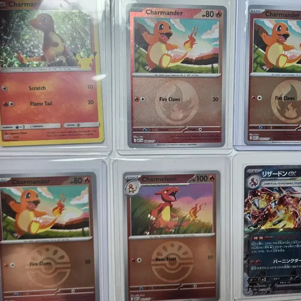 [BUNJANG] Pokemon 25th Anniversary Holo Charmander Trading Card / 포켓몬카드 25주년 홀로 파이리, 홀로 불속성 파이리등