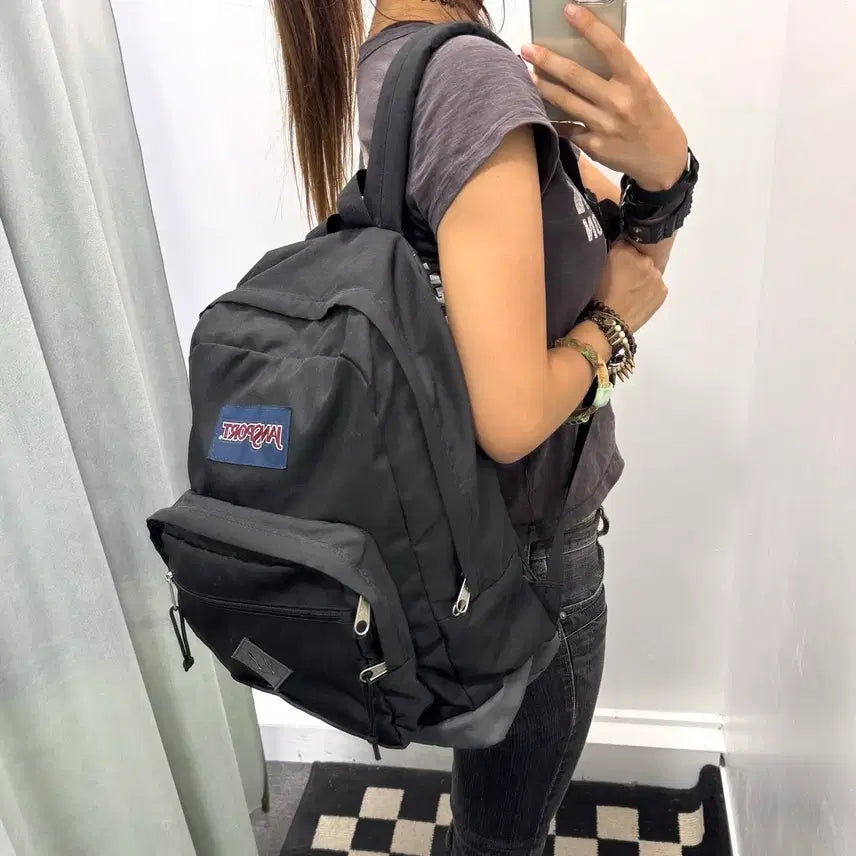 [BUNJANG] JanSport Black City Scout Backpack / 잔스포츠 블랙 시티 스카우트 백팩