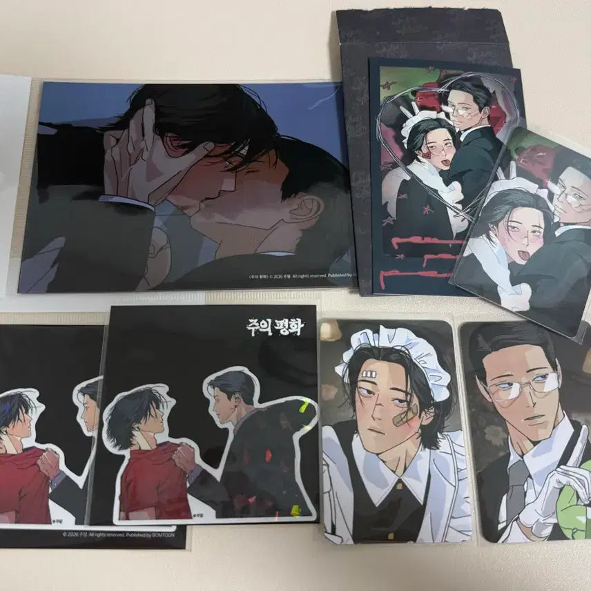 [BUNJANG] LE SSERAFIM SALON DE FLEURUS Cho Juhyun Cho Jihyun Deco Pack Collection Card Photo Sticker Set / 레봄 살롱드르봉 주평 주의평화 데코팩 컬포 인화사진 스티커