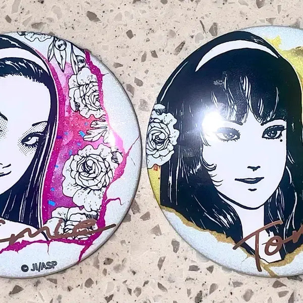 [BUNJANG] Junji Ito Tomie Can Badge Bundle Set / 이토준지 토미에 캔뱃지 핀버튼 일괄