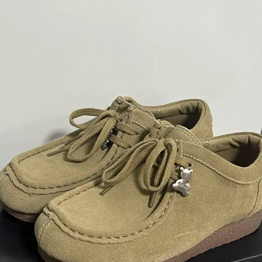 [BUNJANG] 23.65 Nuti Wallabee Suede Moccasins Beige / 23.65 왈라비 베이지 230