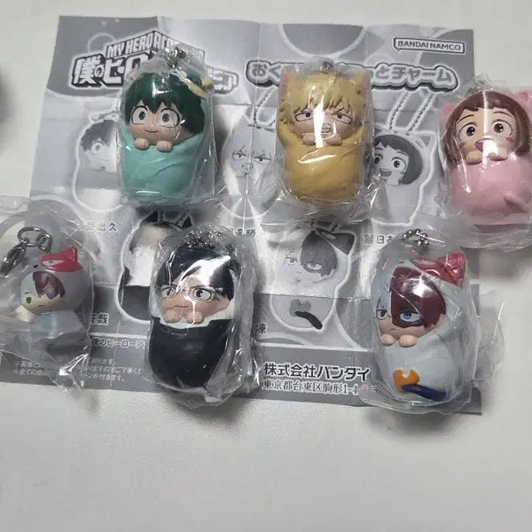 [BUNJANG] My Hero Academia Animal Medallish & Baby Carrier Bundle Set - Shoto / (일괄)나히아 히로아카 포대기 가챠 오쿠루미 쇼토 애니멀 메지루시 나의히어로아카데미아