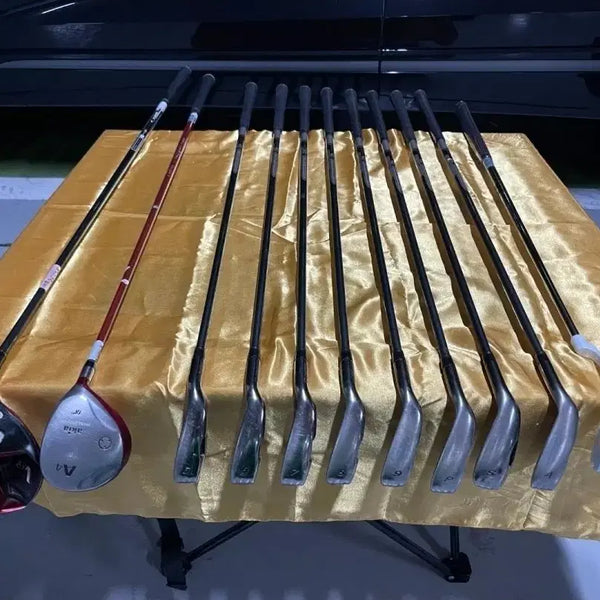 [BUNJANG] Full Set Men's 11 Golf Clubs with PAIZ Caddy Bag (Beginner/Novice) / 18.파이즈 캐디백과 남성용 11개 골프채 풀세트. 입문용. 초보용. 새퍼터