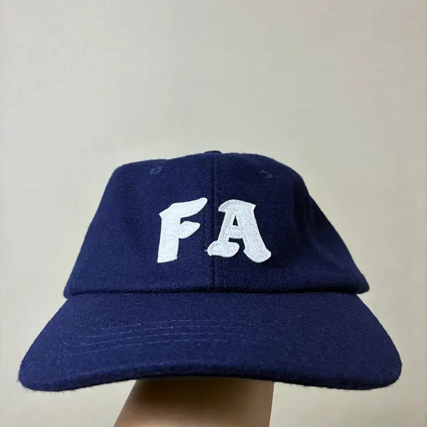 [BUNJANG] FA Fucking Awesome Wool Strap Cap Navy / [FA]퍼킹어썸 FA로고 울 스트랩 캡 네이비