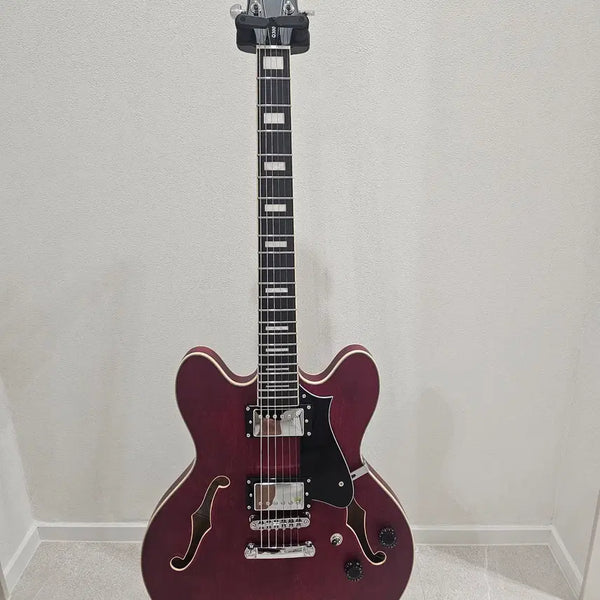 [BUNJANG] HEX Q300 Semi-Hollow Electric Guitar Mint Condition / 헥스 Q300 세미할로우 기타 판매 민트급