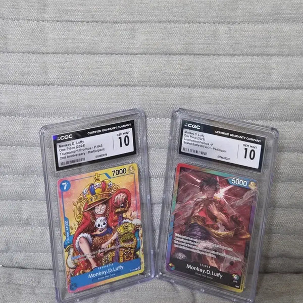 [BUNJANG] One Piece Card Monkey D. Luffy 2 Types CGC 10 Graded / 원피스 카드 몽키 D 루피 2종 CGC 10 등급