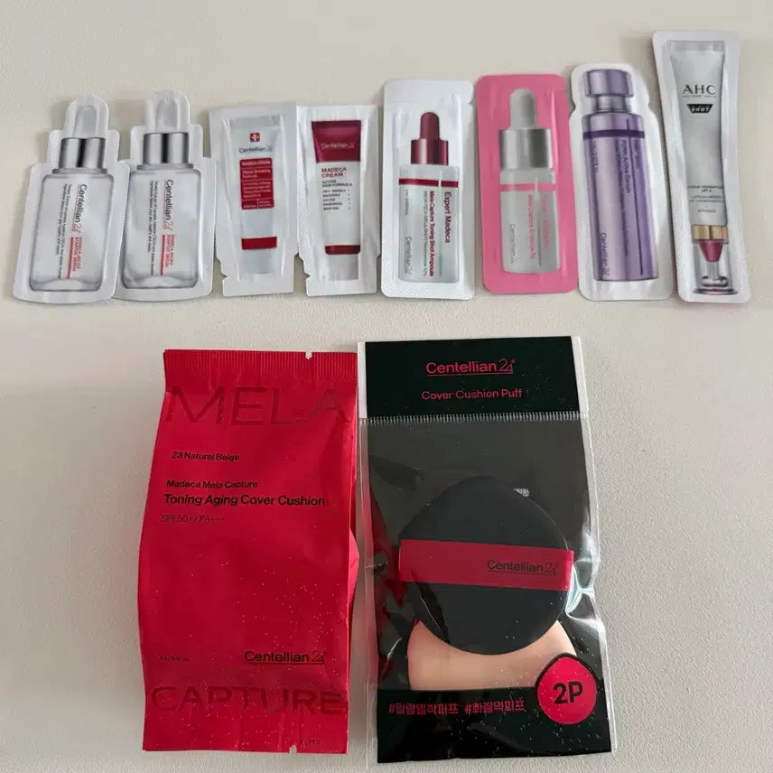 [BUNJANG] Centellian24 Madeca Mela Capture Toning Aging Cover Cushion SPF50+/PA+++ (Refill + Puff) - Shade 23 Natural Beige / 센텔리안24 마데카 멜라 캡처 토닝 에이징 커버 쿠션 23호 내추럴 베이지 리필 +퍼프