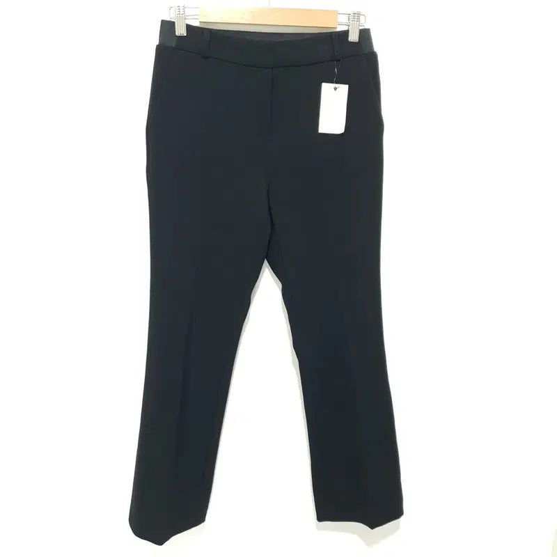 [BUNJANG] MELBON Women's Brushed Semi Bootcut Elastic Waist Slacks / MELBON 여성 기모 세미 부츠컷 밴딩 슬랙스 28_W0767